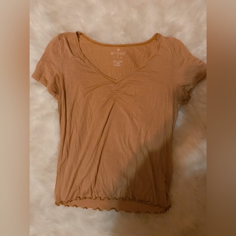 soft&sexy american eagle cinched tshirt